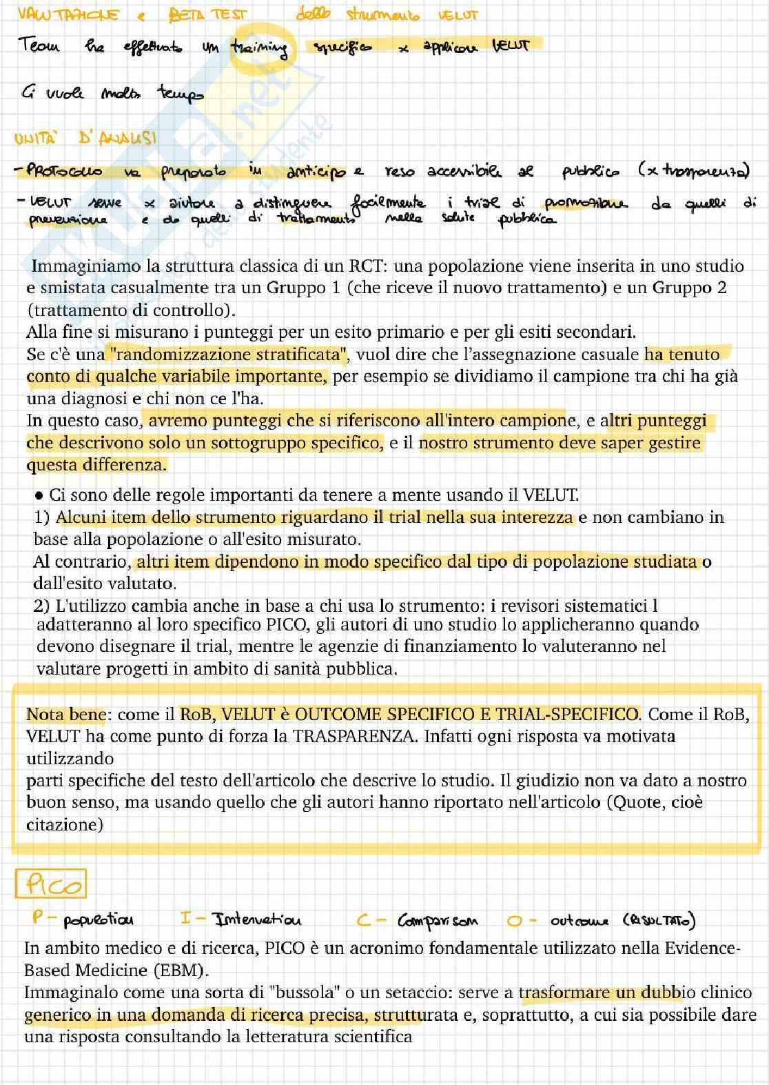 Metodologia medica, 2026 - Appunti completi  Pag. 11