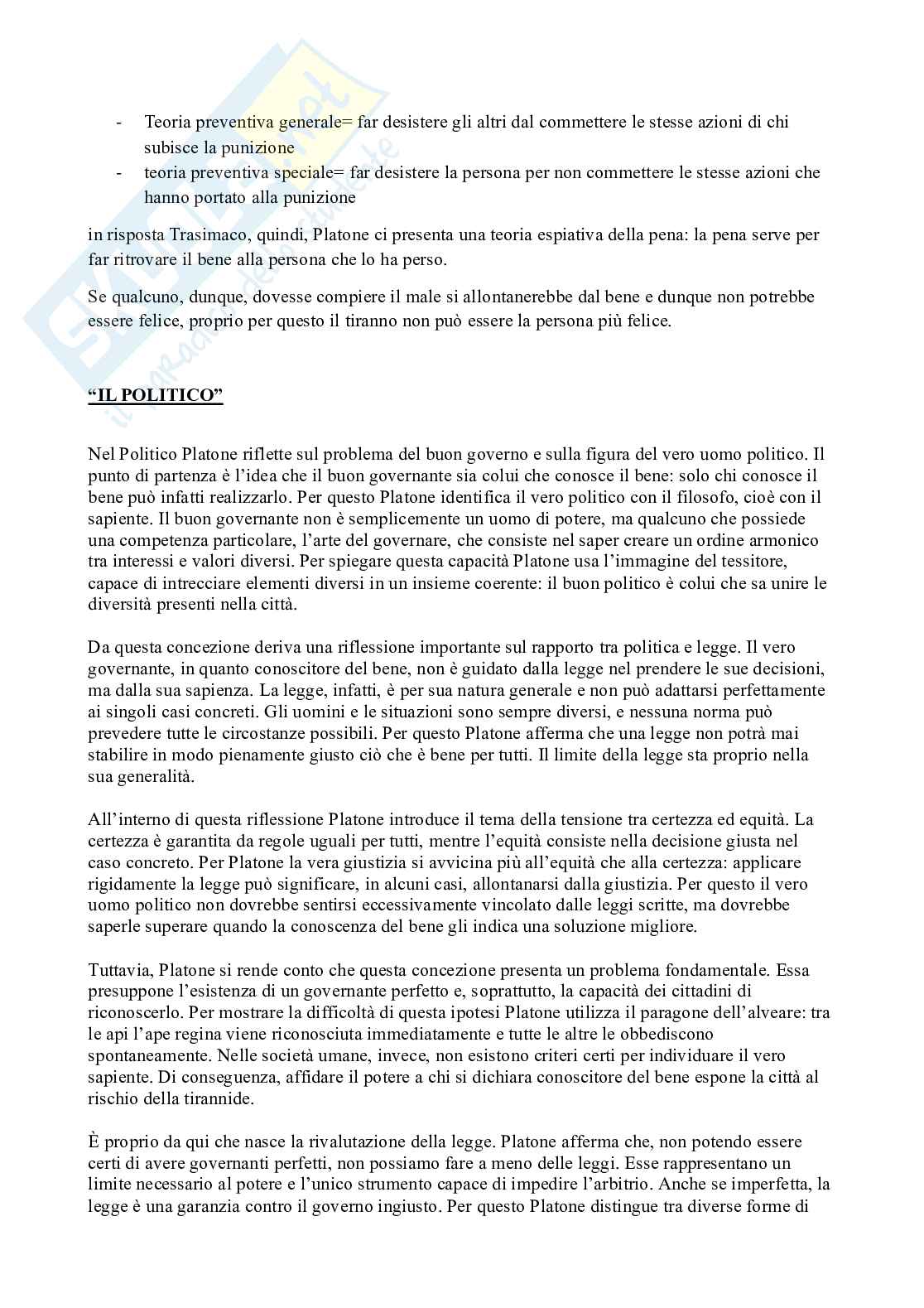 Forza, giustizia, legge e politica nel pensiero greco di Platone Pag. 6
