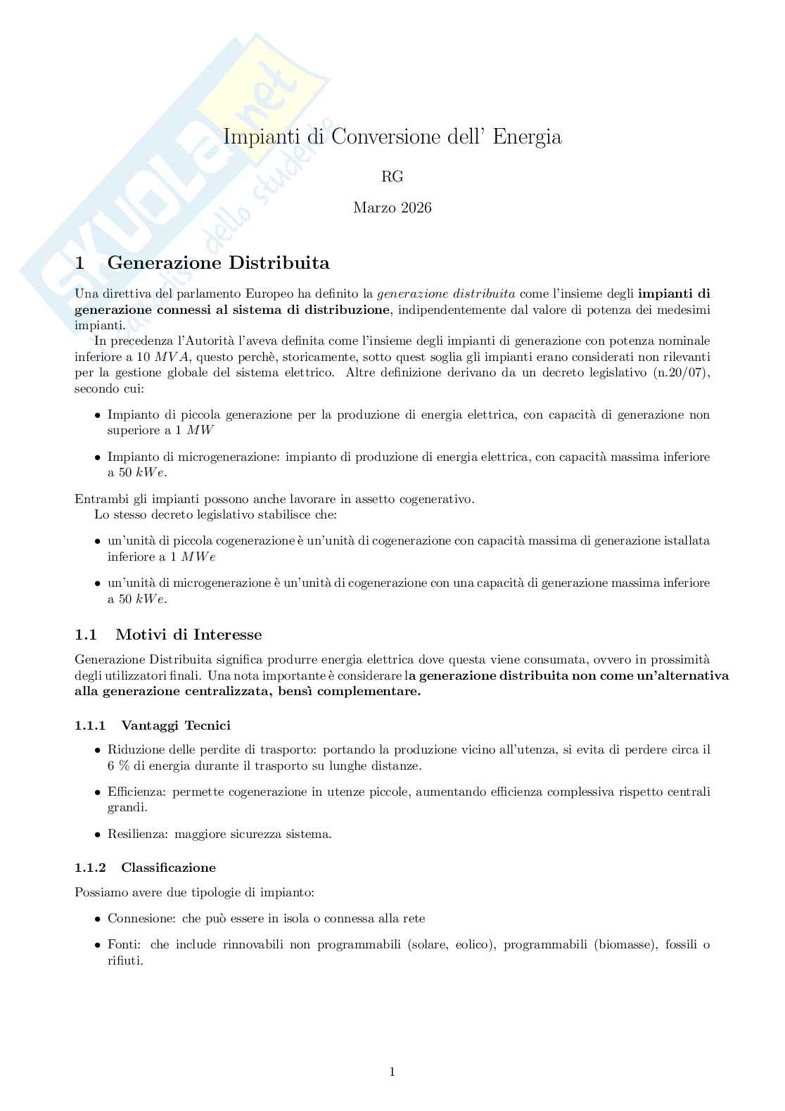 Appunti Completi di Impianti di conversione dell'energia Pag. 21