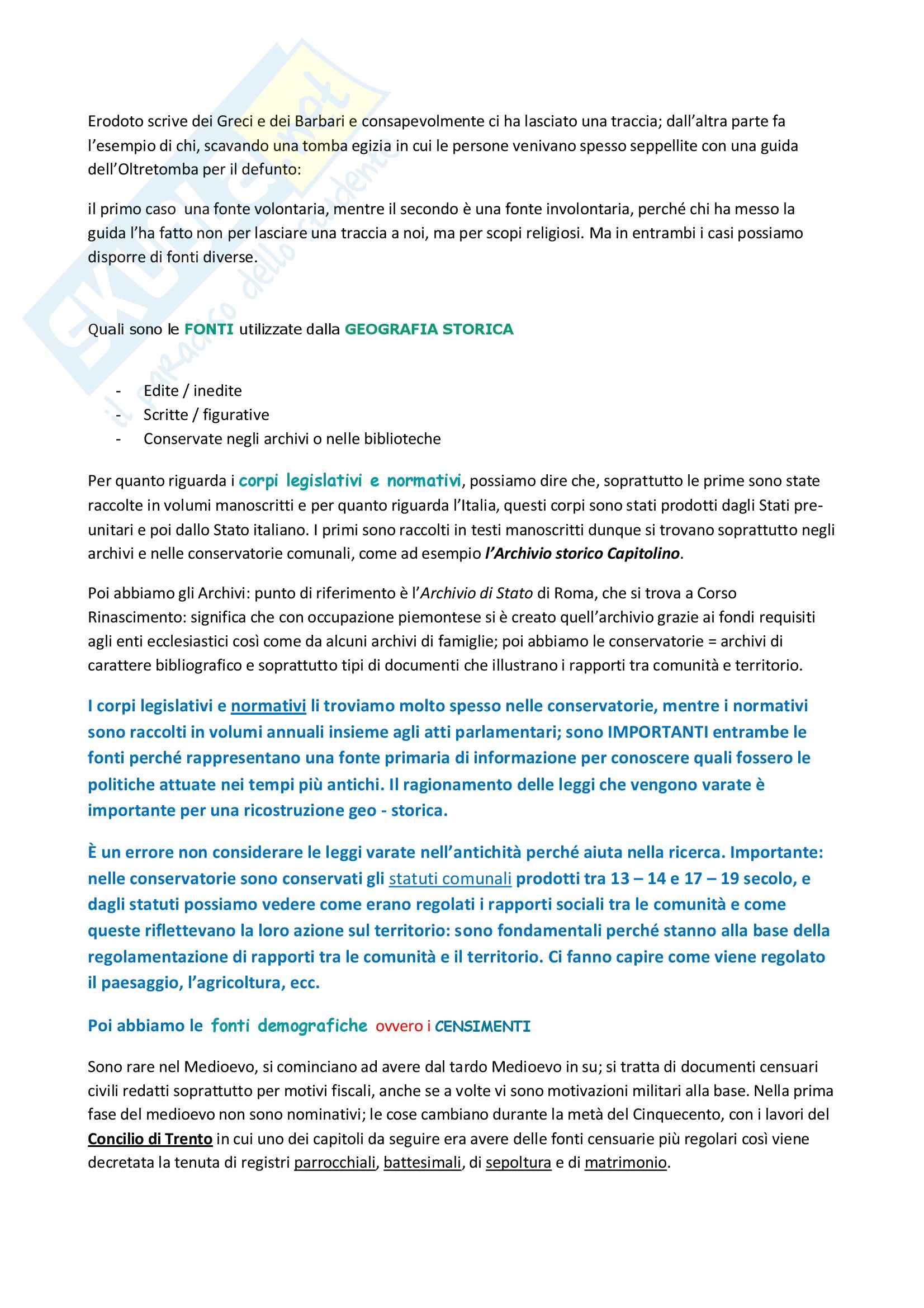Geografia storica - Appunti Pag. 51