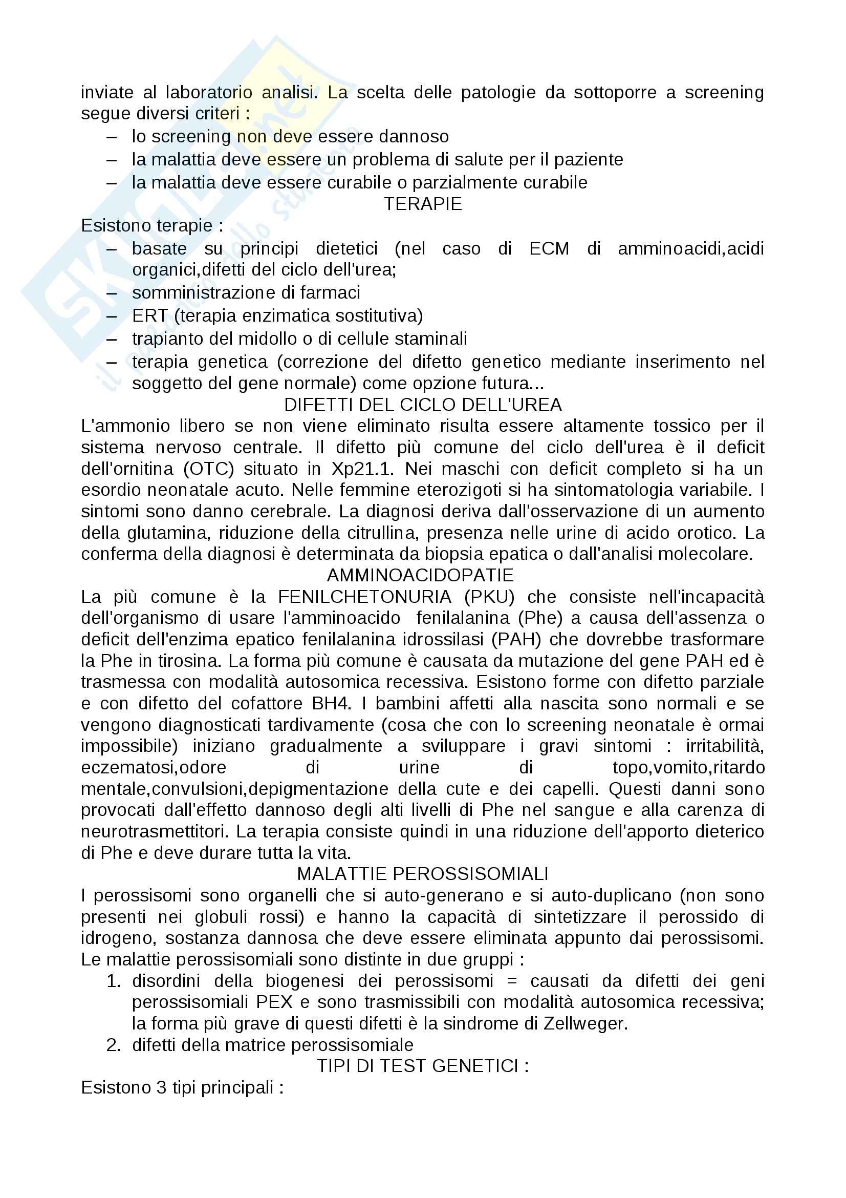 Genetica medica - Appunti Pag. 26