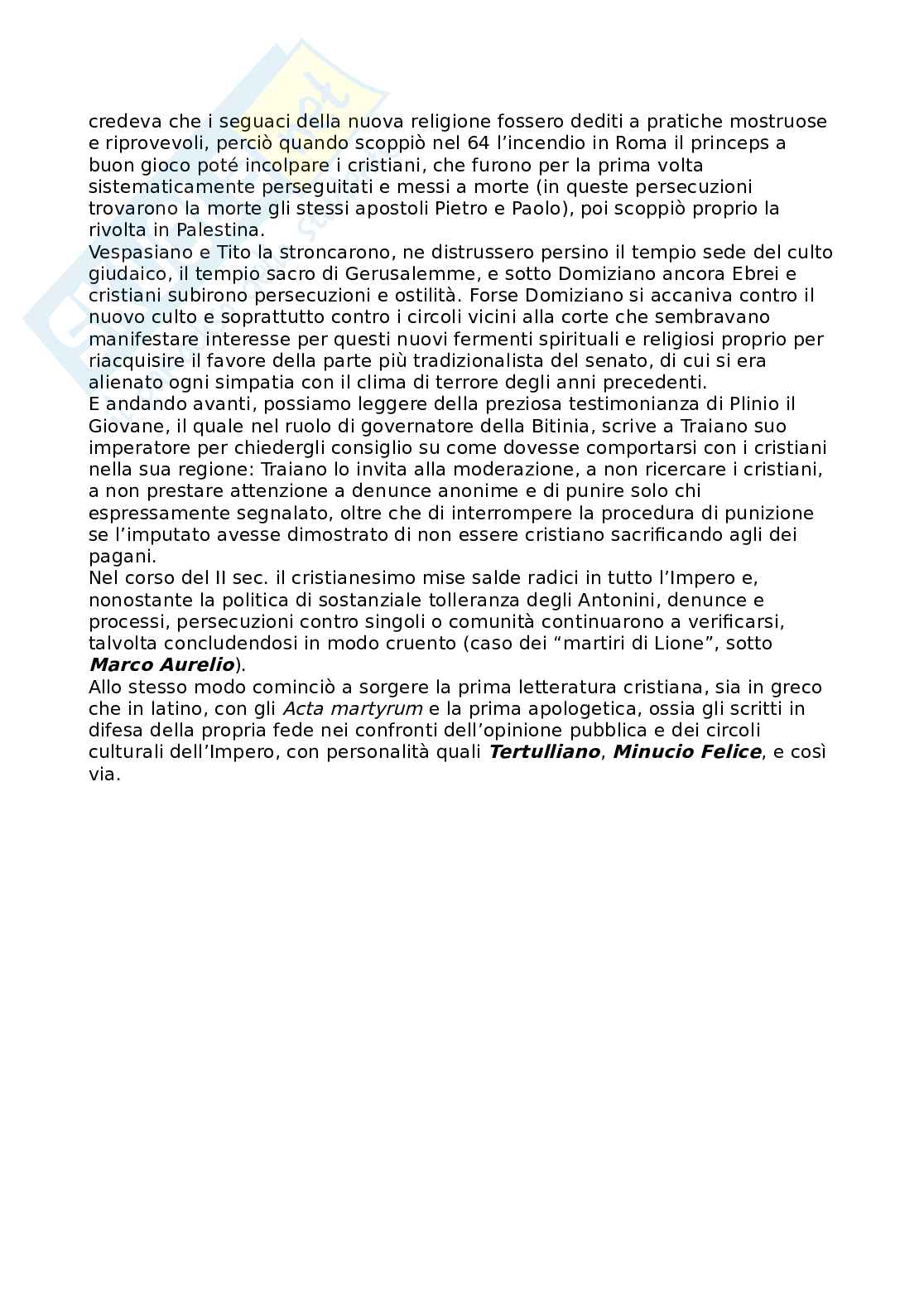 Riassunto esame Storia romana, Prof. Tantillo Ignazio, libro consigliato Storia romana, Gerace, Marcone Pag. 11