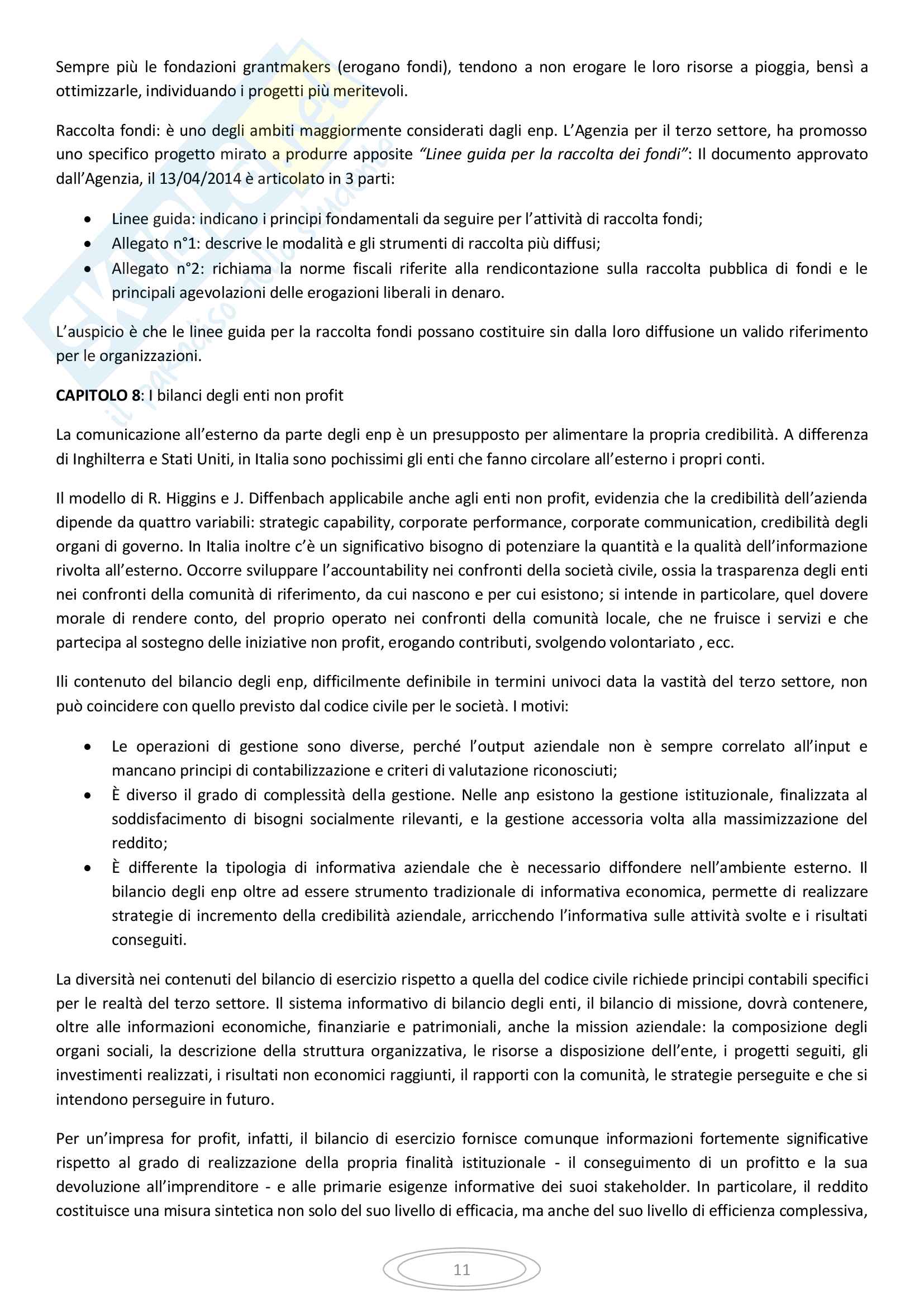Economia delle Aziende non Profit - Economia Pubblica Pag. 11
