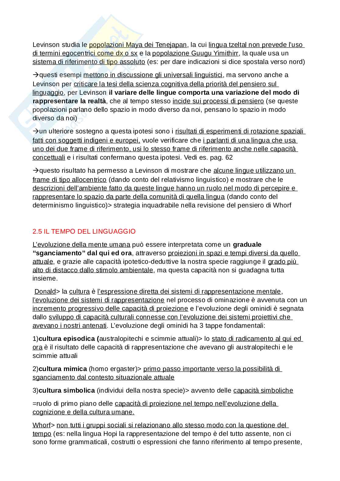 Riassunto esame Filosofia del linguaggio, Prof. Ferretti Francesco, libro consigliato La facoltà di linguaggio, Ferretti Pag. 16