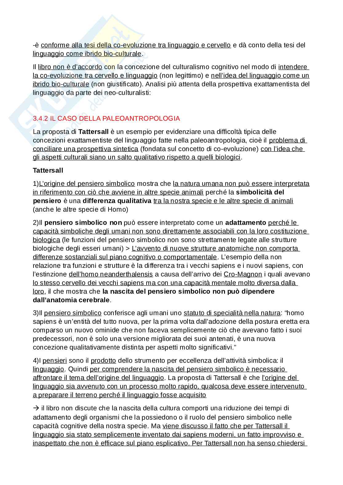 Riassunto esame Filosofia del linguaggio, Prof. Ferretti Francesco, libro consigliato La facoltà di linguaggio, Ferretti Pag. 31