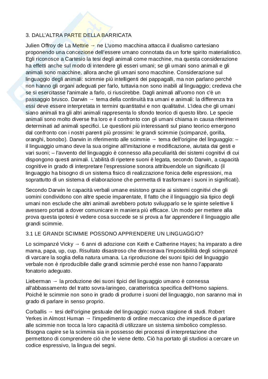 Riassunto esame Filosofia del linguaggio, Prof. Ferretti Francesco, libro consigliato La facoltà di linguaggio, Ferretti Pag. 41