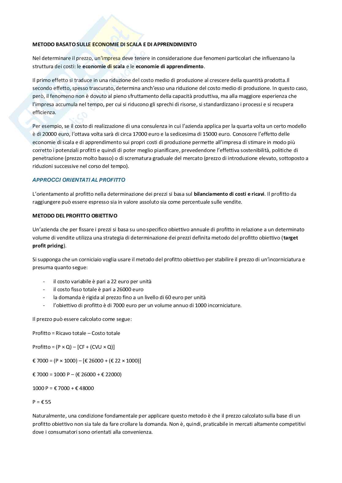  Marketing operativo Pag. 61
