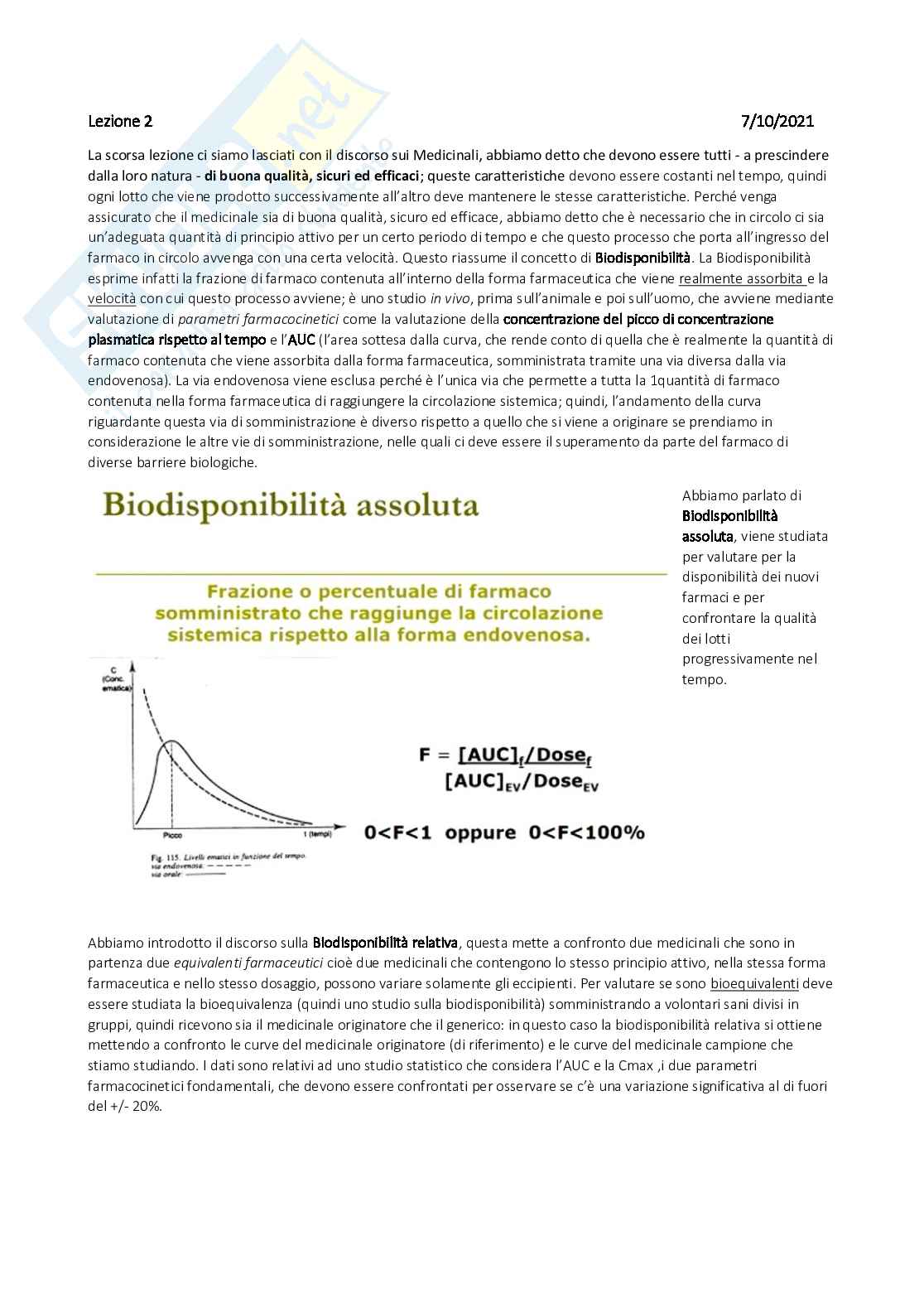 Tecnologia, socioeconomia e legislazione farmaceutiche 1 - parte 1 Pag. 1