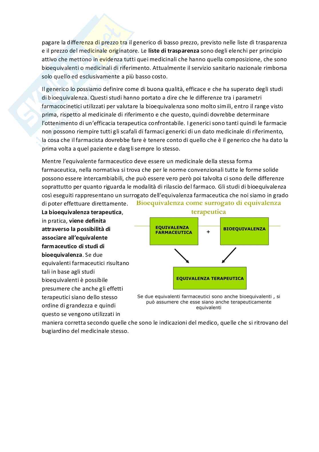Tecnologia, socioeconomia e legislazione farmaceutiche 1 - parte 1 Pag. 41