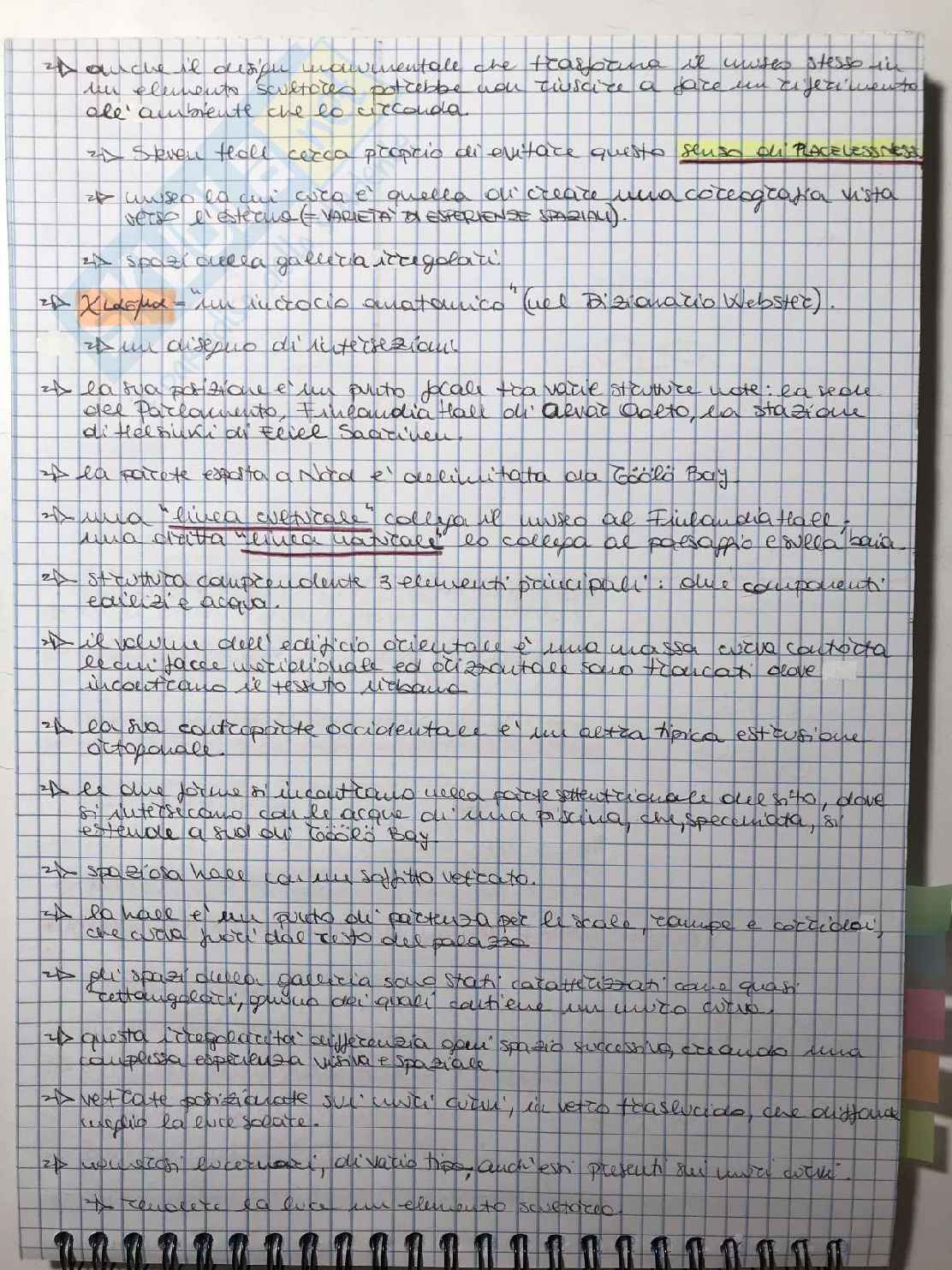 Appunti lezioni Architettura e Composizione Architettonica II, prof. Maria Argenti Pag. 71