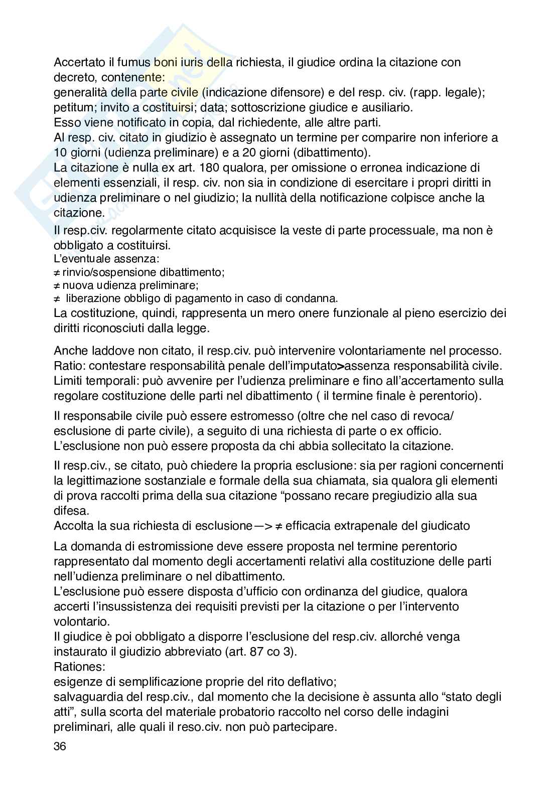 Riassunto Procedura Penale, prof. Cassibba, libro consigliato Sistema di procedura penale - persone, strumenti, riti, Ubertis Pag. 36