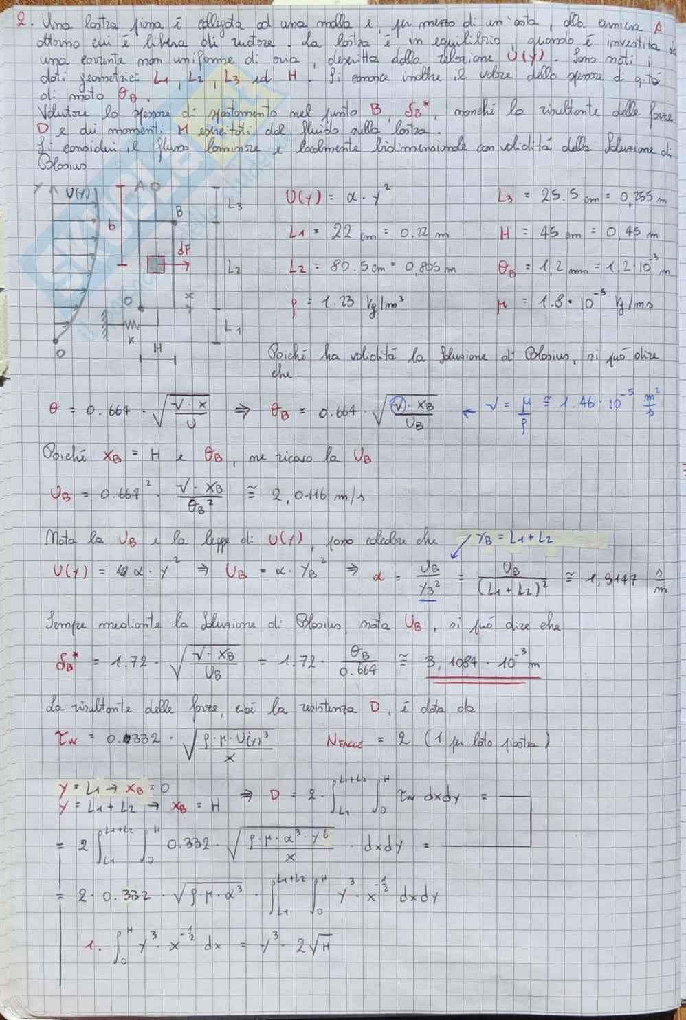 Fluidodinamica (Teoria ed esercizi) Pag. 91