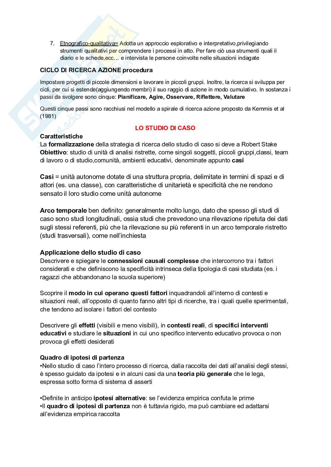 Metodologia della ricerca Pag. 16