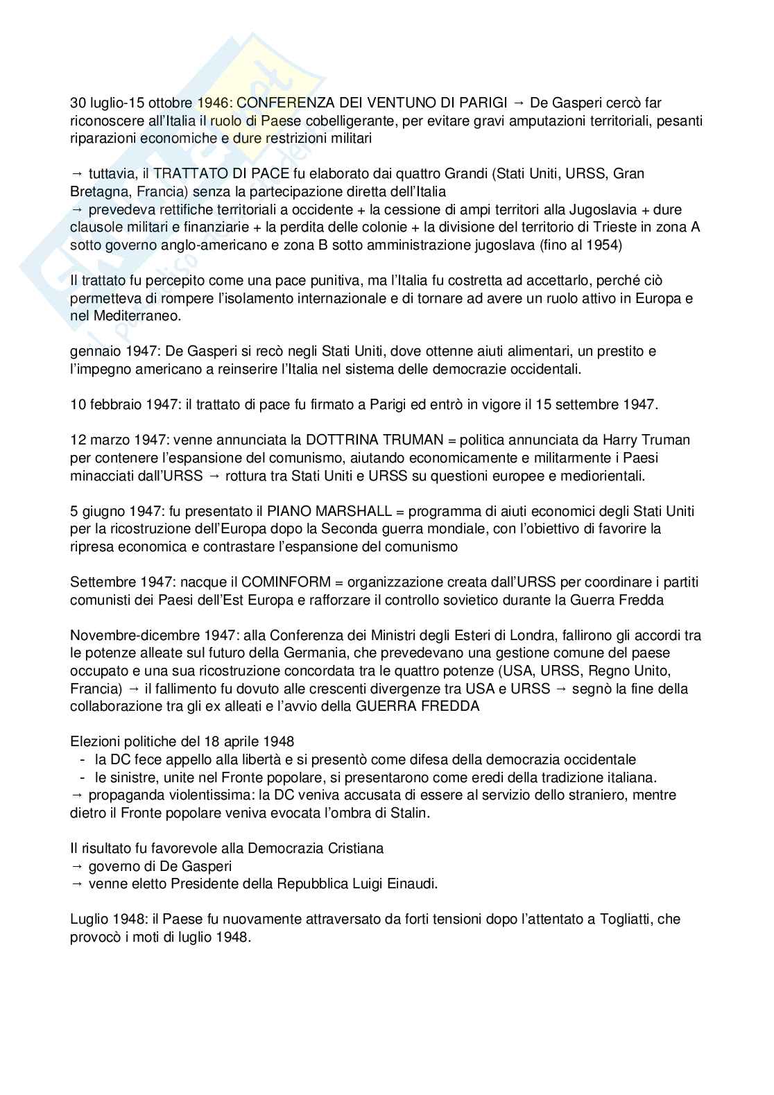 Storia contemporanea attraverso i media  Pag. 21