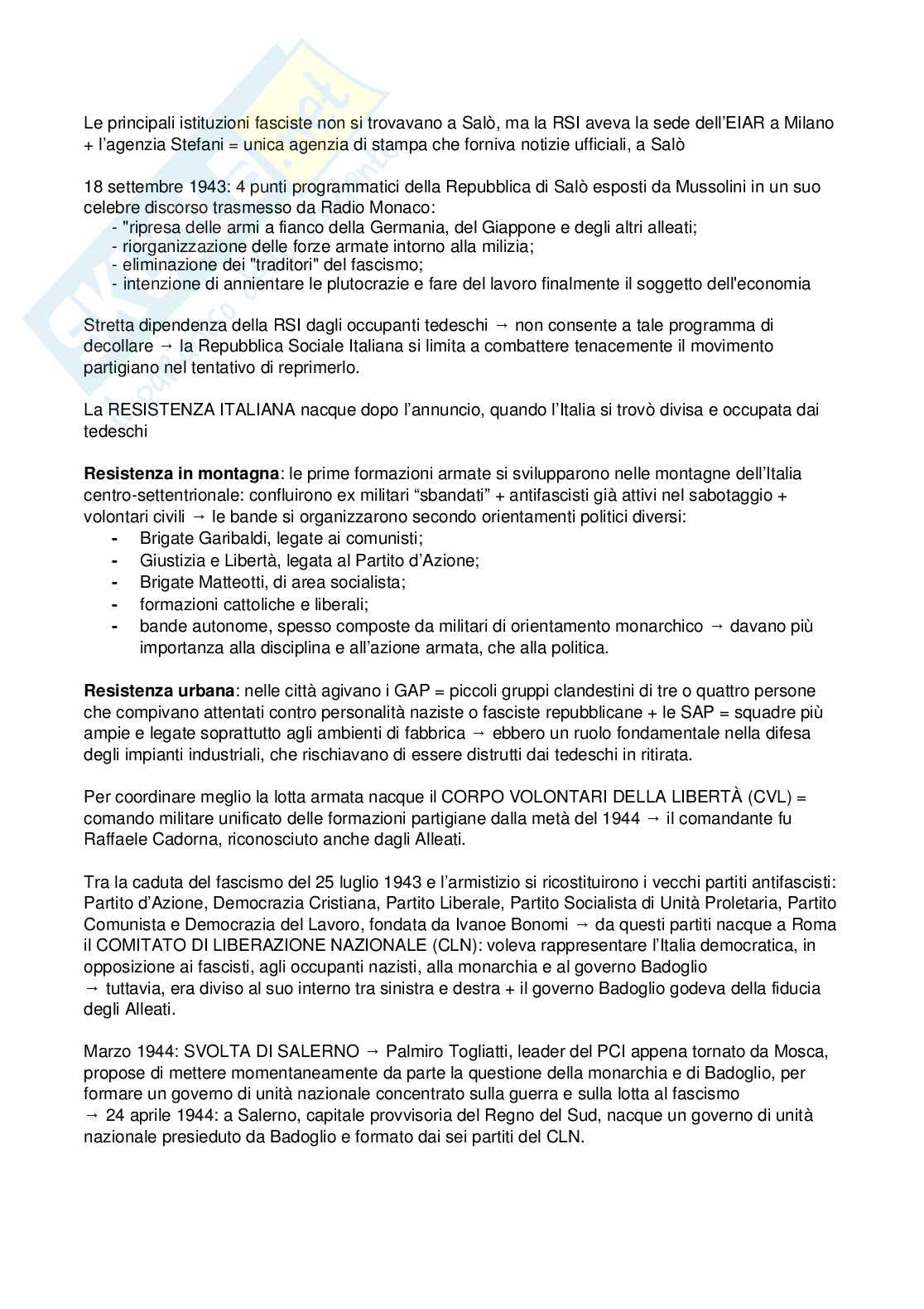 Storia contemporanea attraverso i media  Pag. 6
