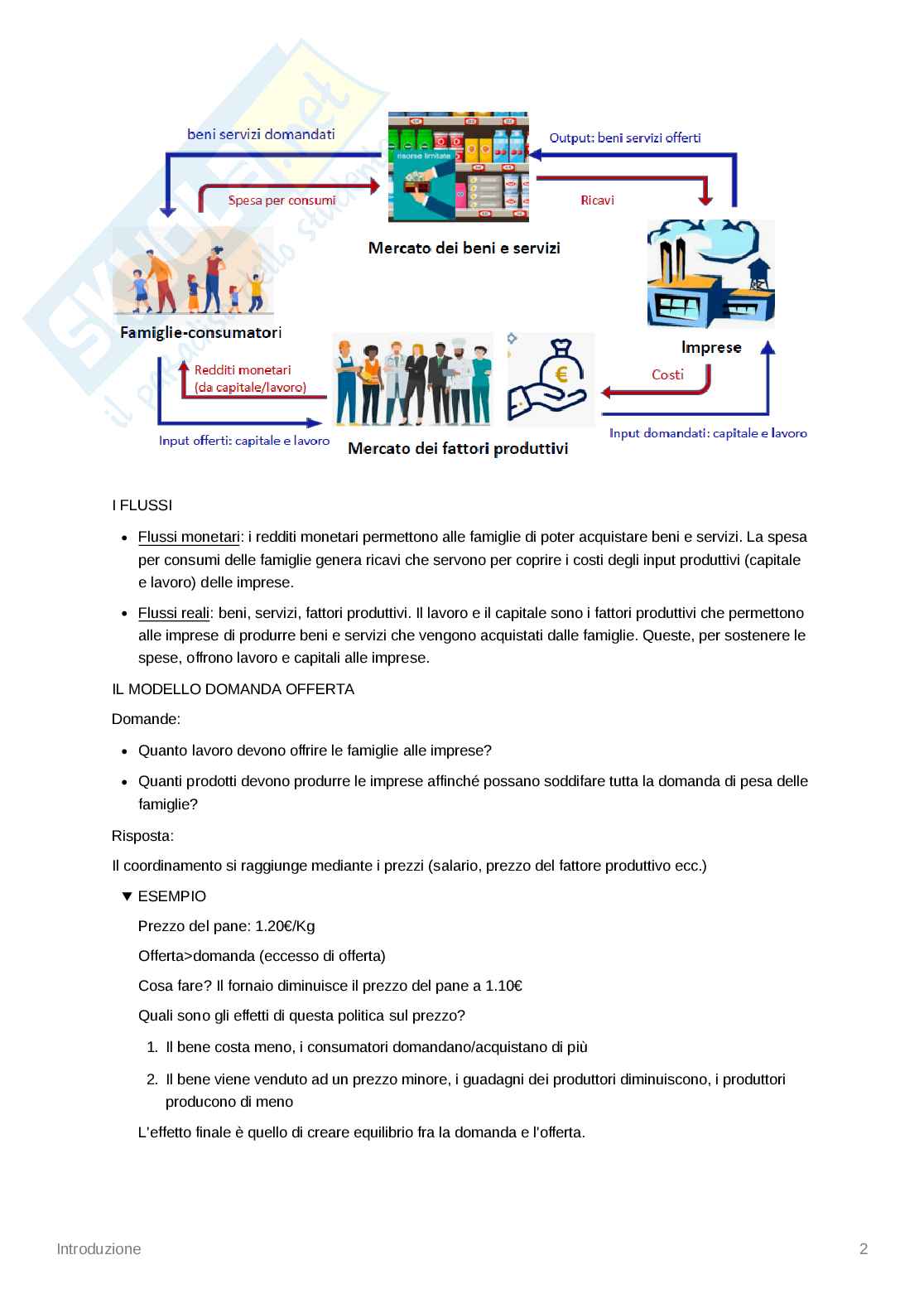 Microeconomia - Economia politica I Pag. 2
