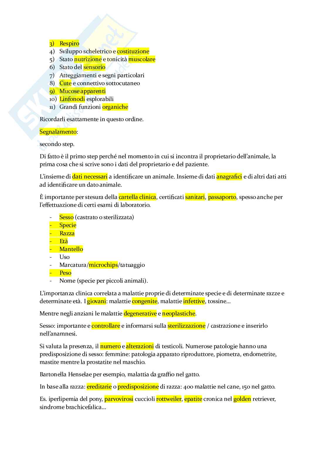 Appunti di Semeiotica veterinaria Pag. 11