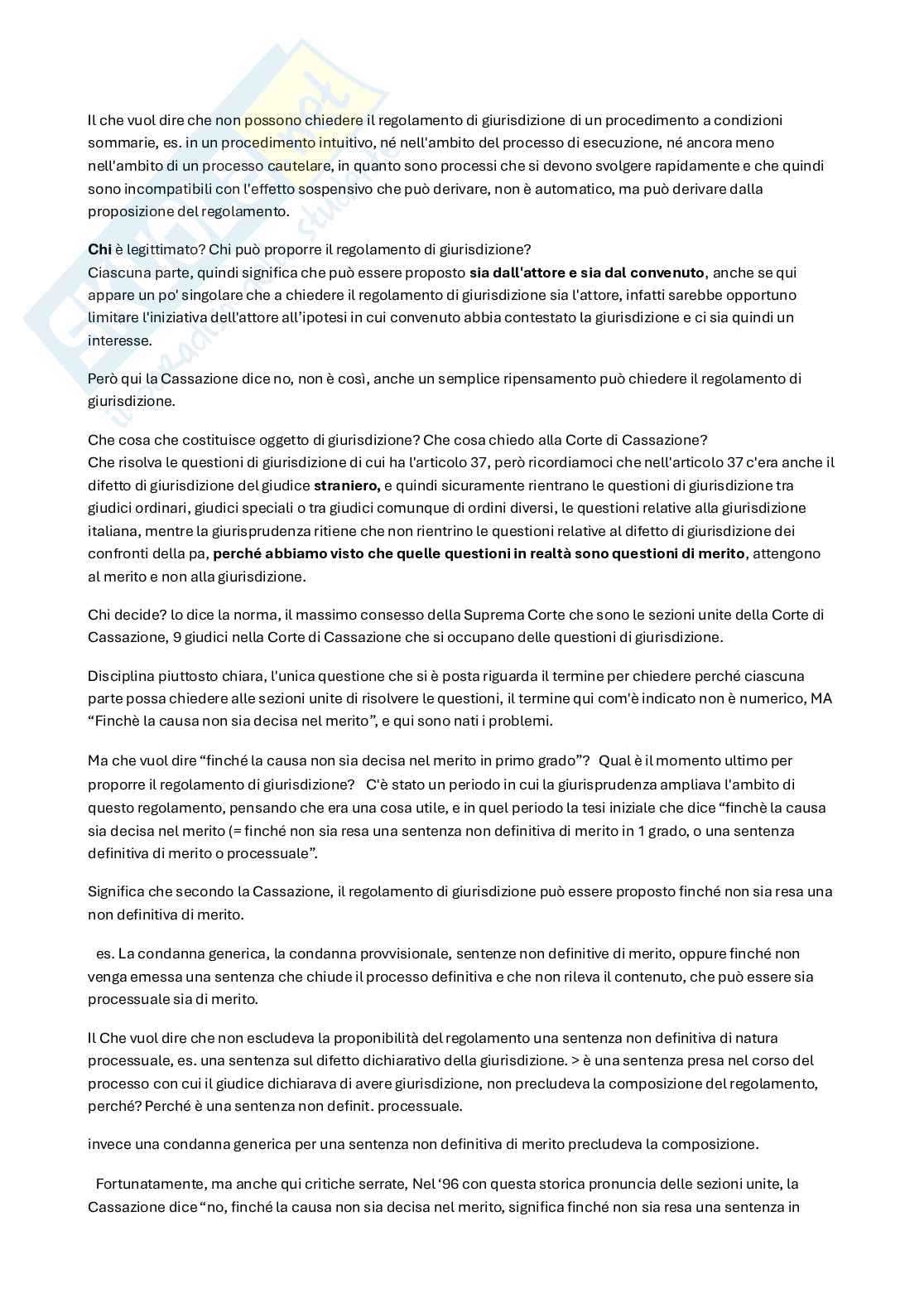Difetto di giurisdizione Pag. 11