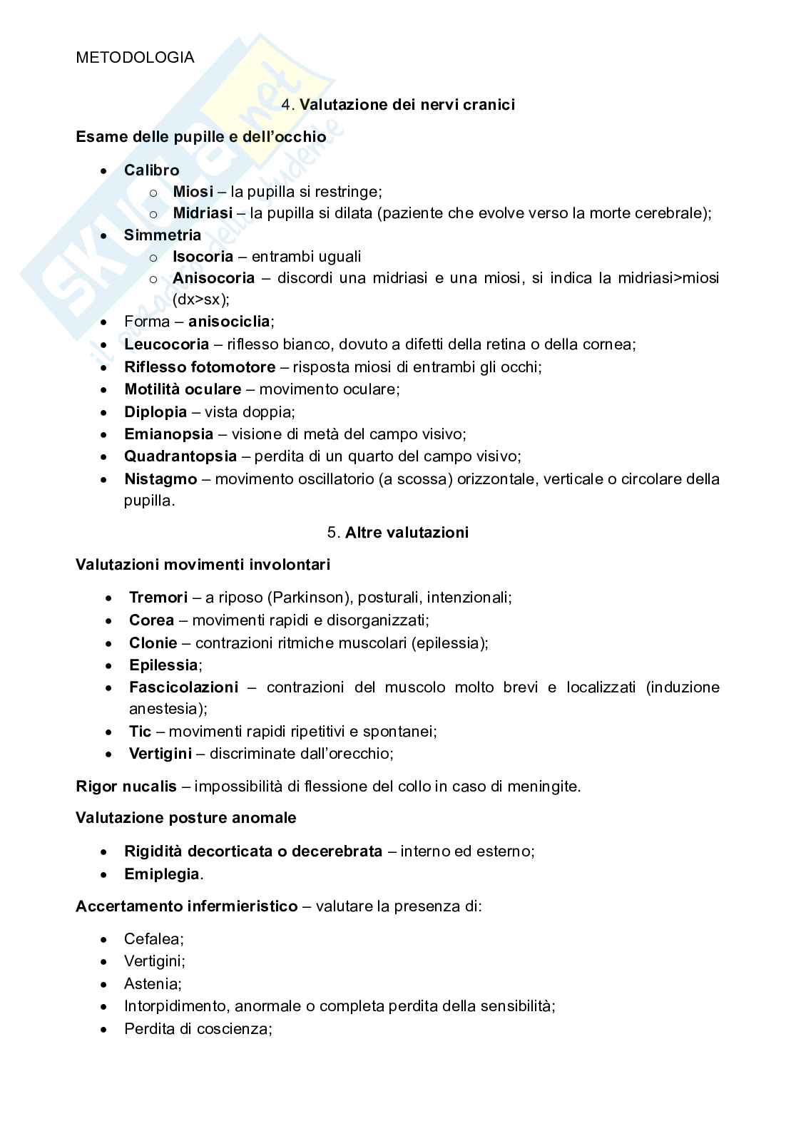 Metodologia infermieristica  Pag. 16