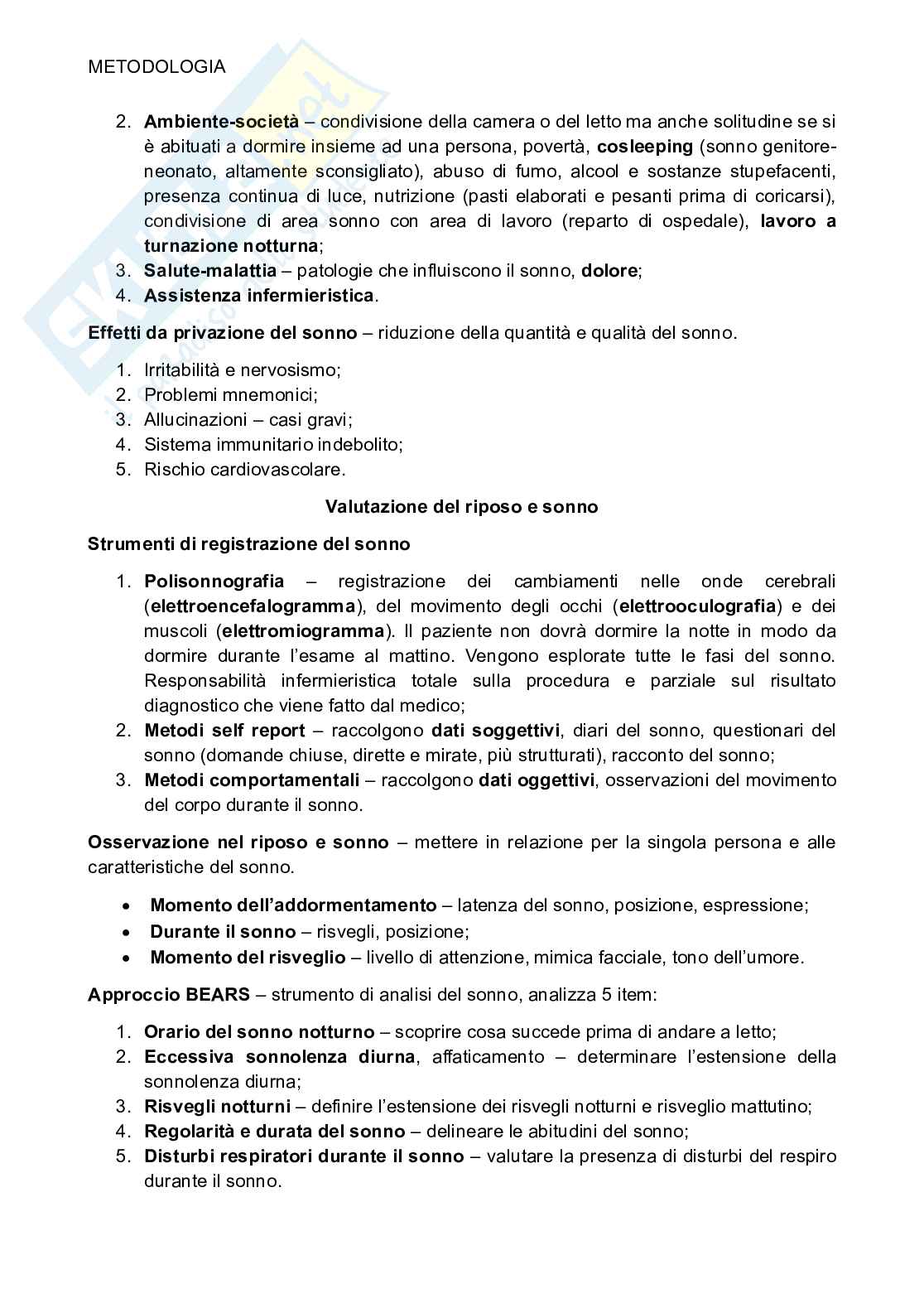 Metodologia infermieristica  Pag. 46