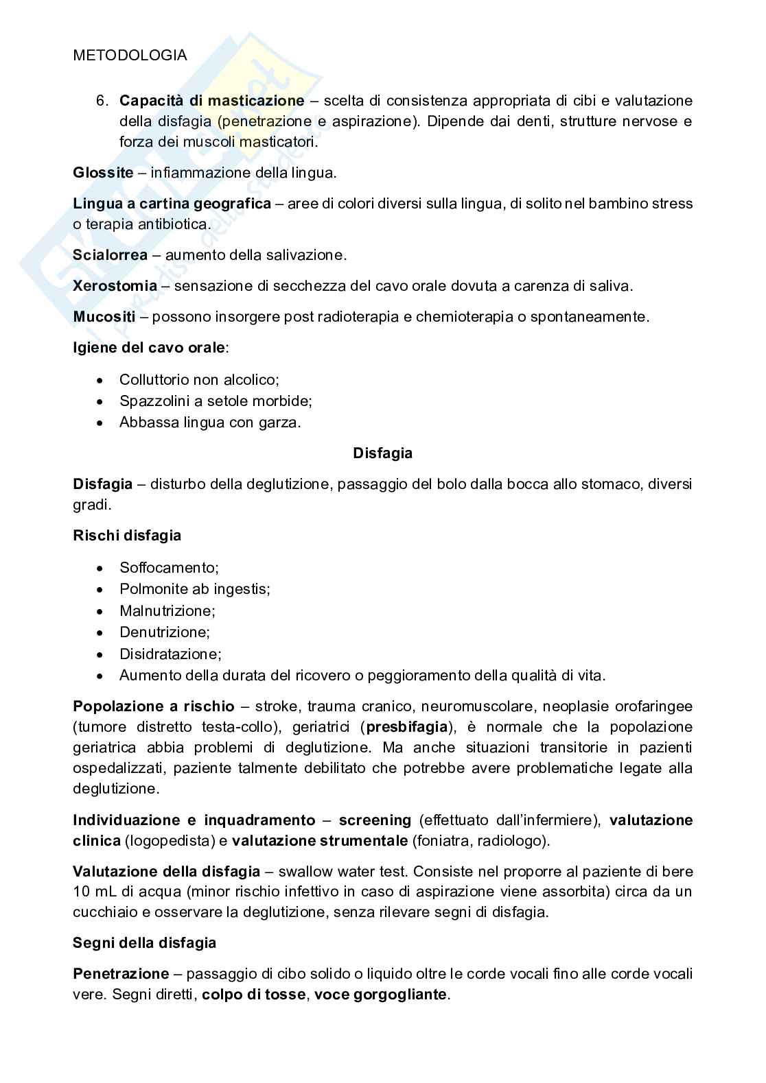 Metodologia infermieristica  Pag. 51