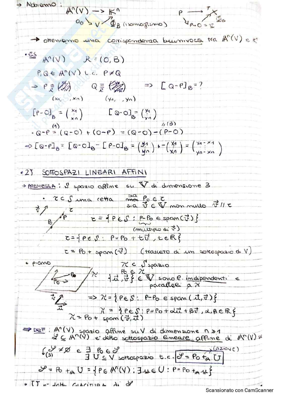 Appunti di Algebra lineare e Geometria Pag. 31