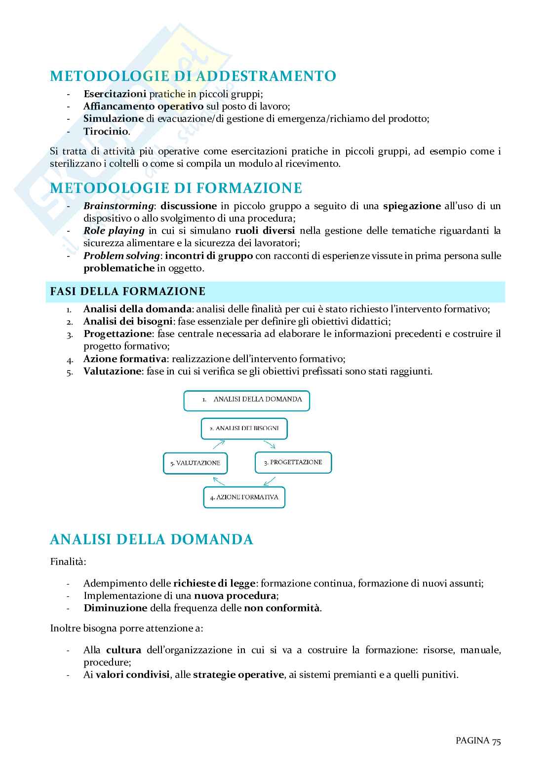 Appunti Sistemi di gestione per la qualità nella ristorazione Pag. 76