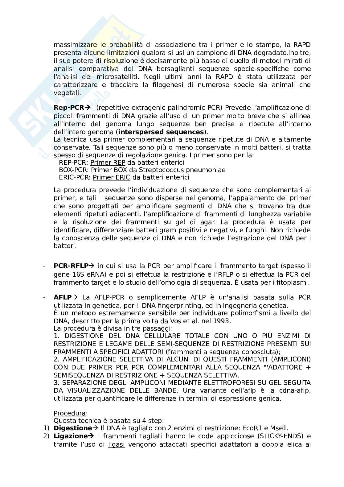 Appunti biotecnologie fitopatologiche Pag. 76
