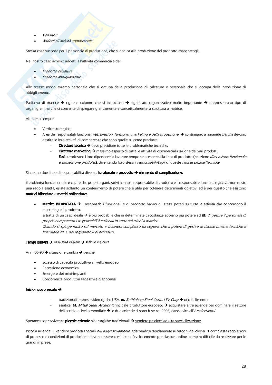 Elaborato Organizzazione aziendale Pag. 11