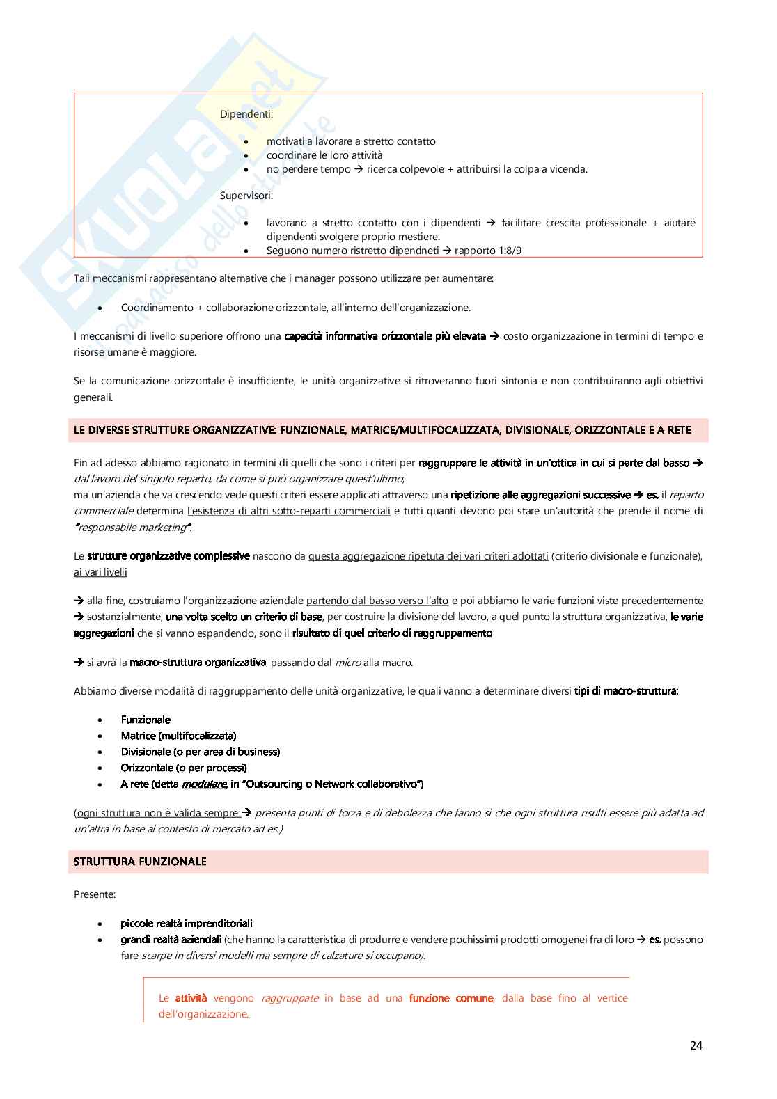 Elaborato Organizzazione aziendale Pag. 6