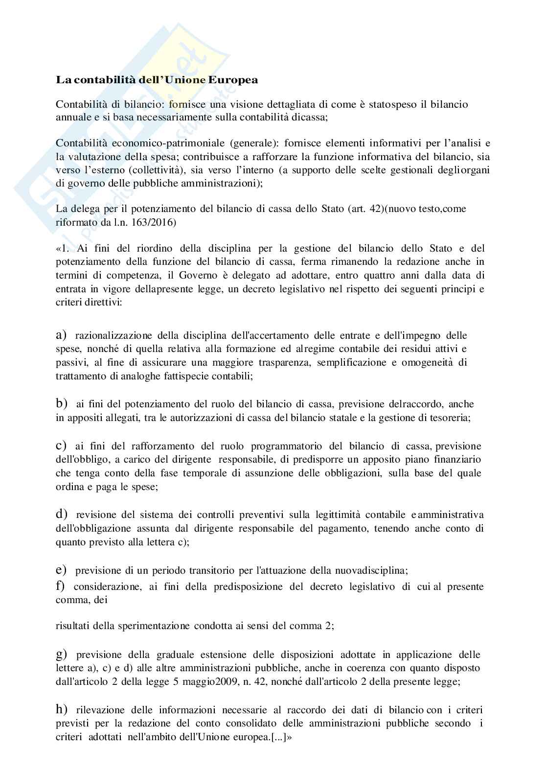 Riassunto di Contabilità pubblica Pag. 16