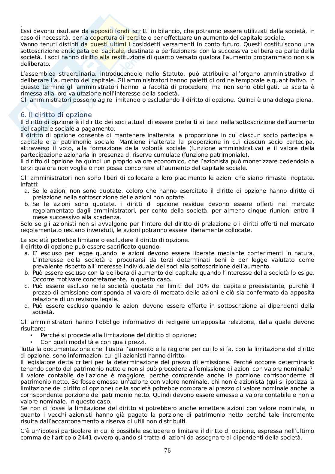 Diritto commerciale II Pag. 76