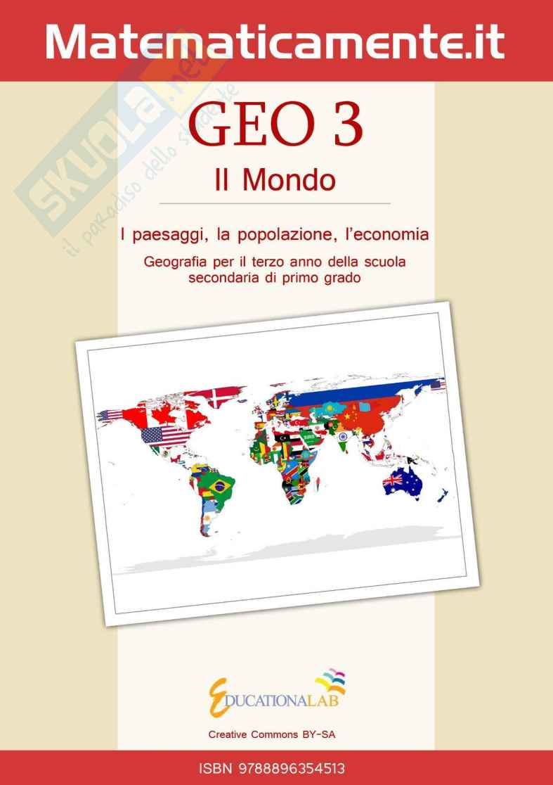 Geo 3, Il mondo (terza media) Pag. 1