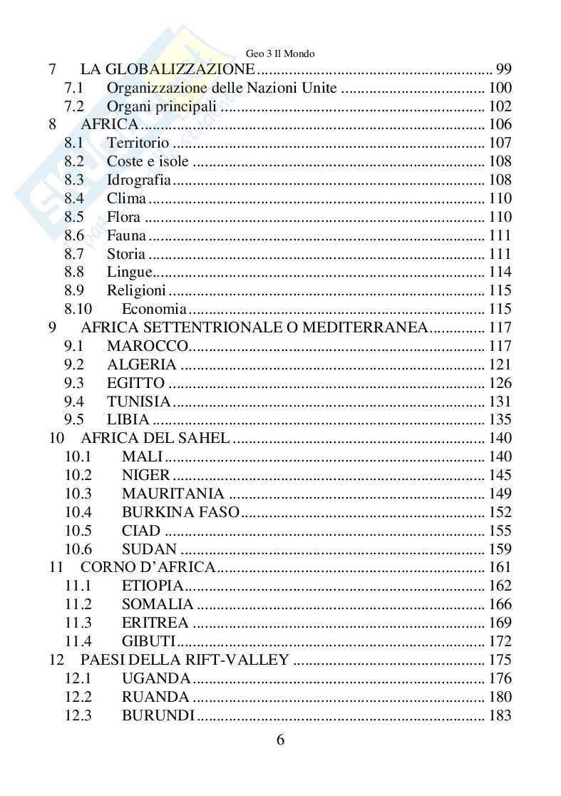 Geo 3, Il mondo (terza media) Pag. 6