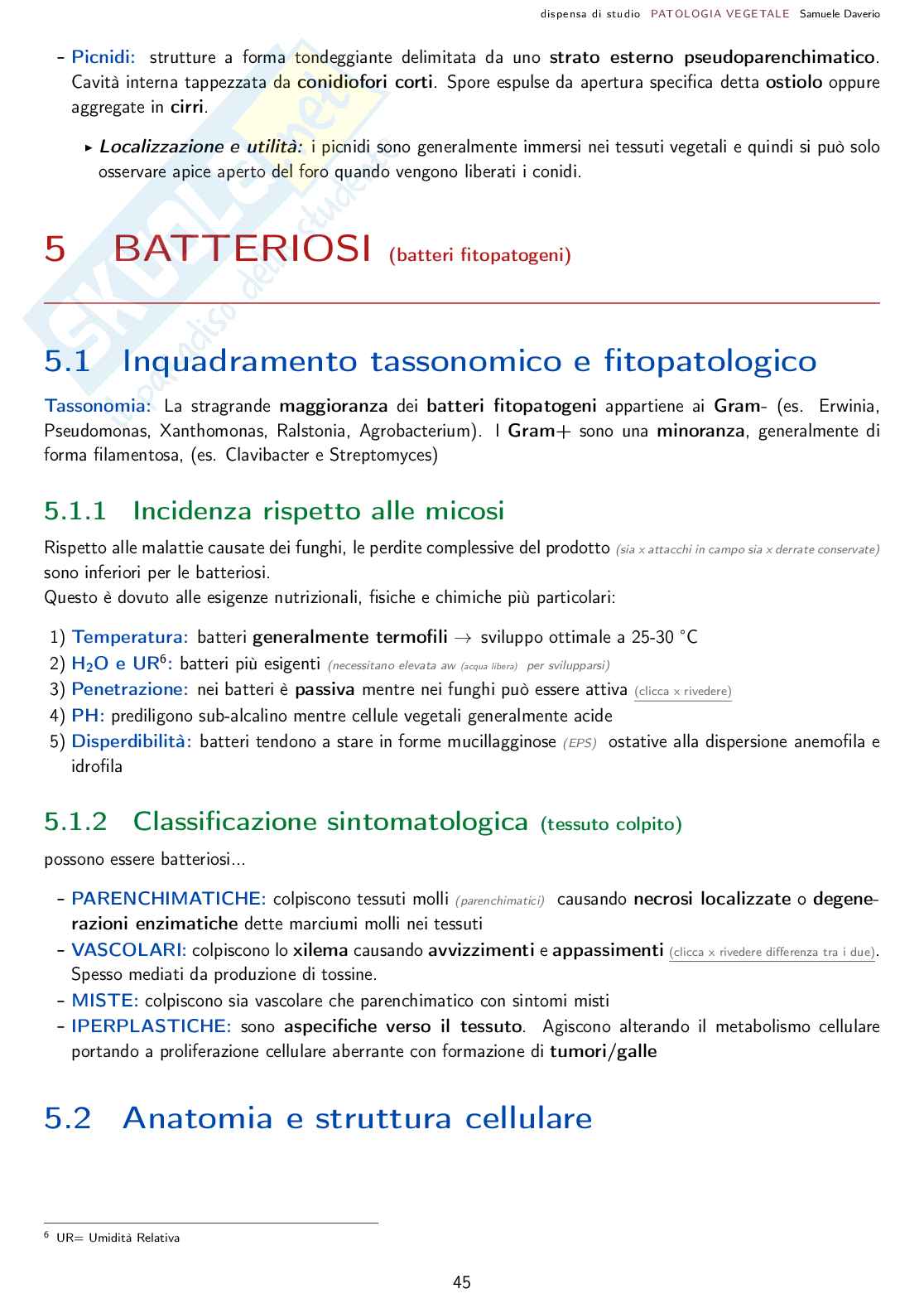 Patologia agraria - Corso completo Pag. 46