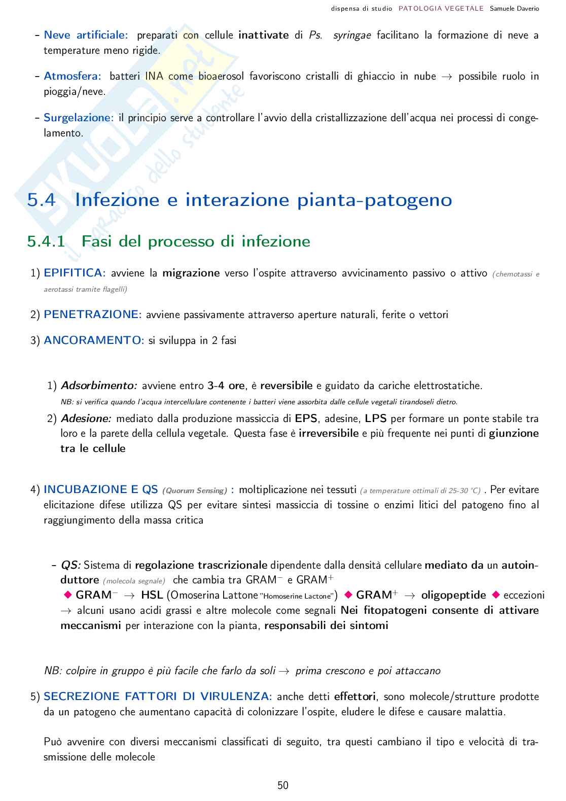 Patologia agraria - Corso completo Pag. 51