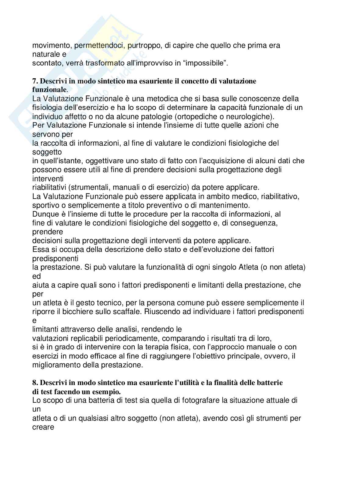 Paniere Attività fisica adattata - (2026) - Risposte aperte corrette  Pag. 6