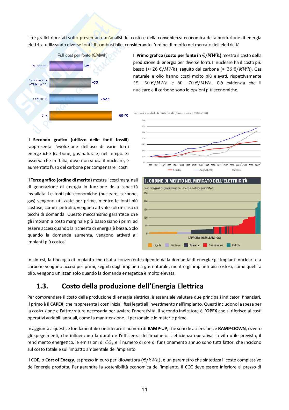 Teoria di Sistemi energetici avanzati  Pag. 11