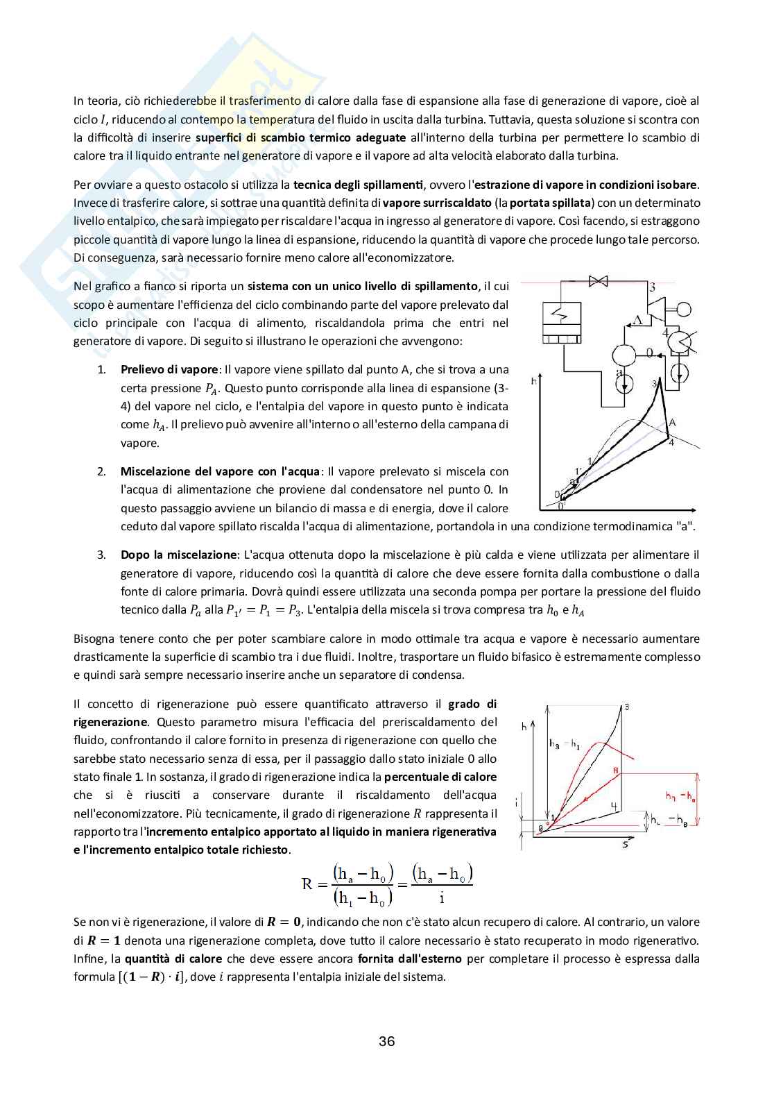 Teoria di Sistemi energetici avanzati  Pag. 36