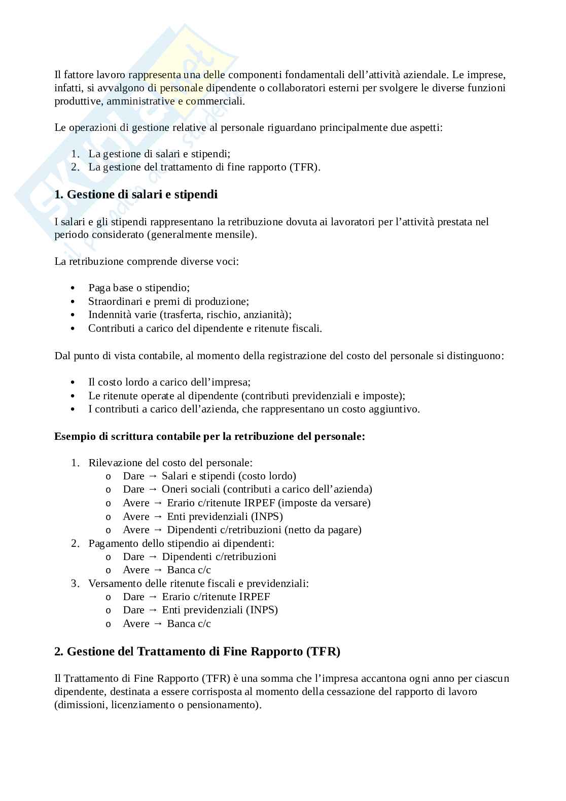 Contabilità e bilancio - Appunti Pag. 11