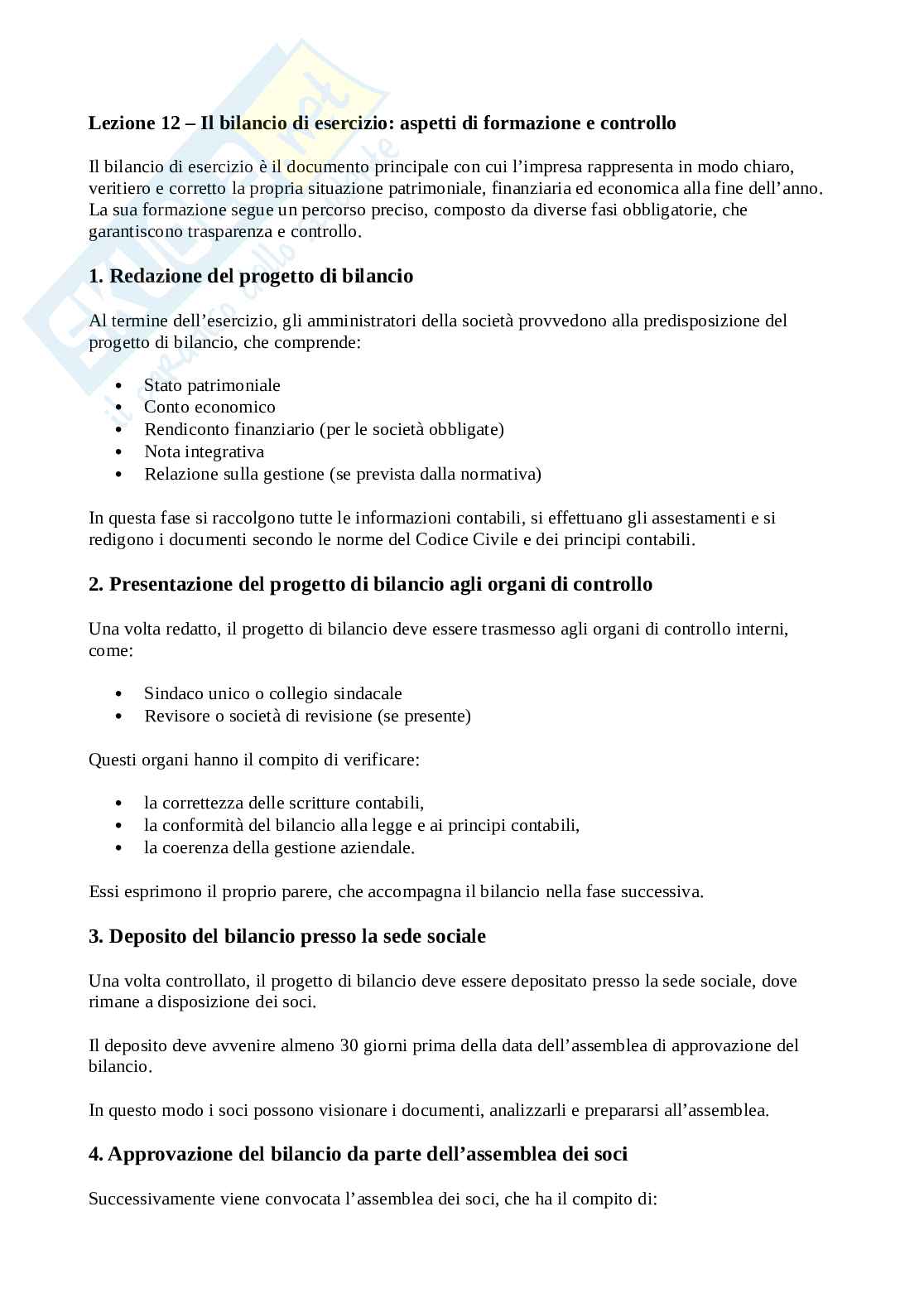 Contabilità e bilancio - Appunti Pag. 16