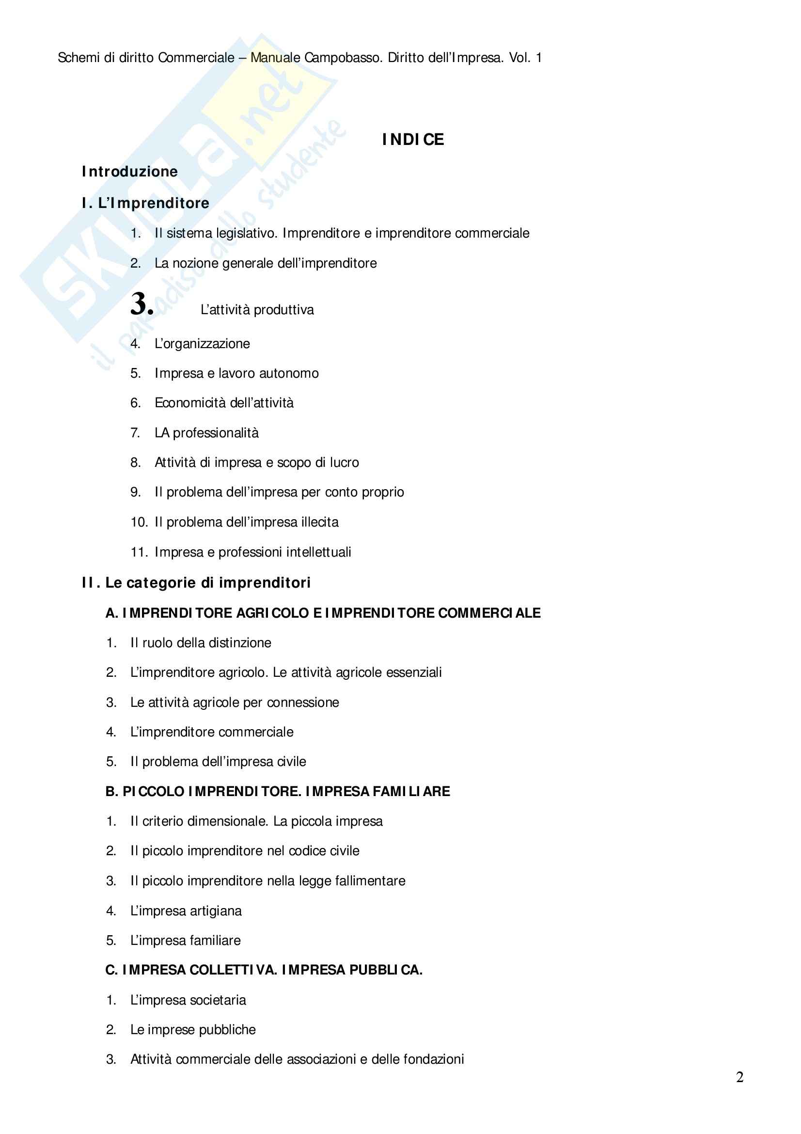 Diritto commerciale - Diritto dell'impresa Pag. 2