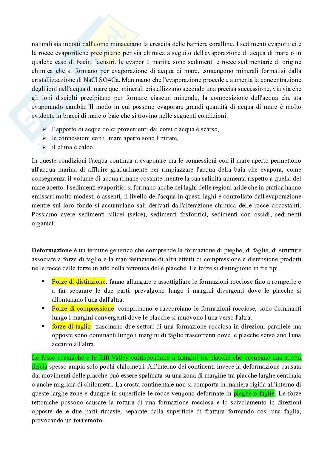 Appunti di Geologia con laboratorio Pag. 16