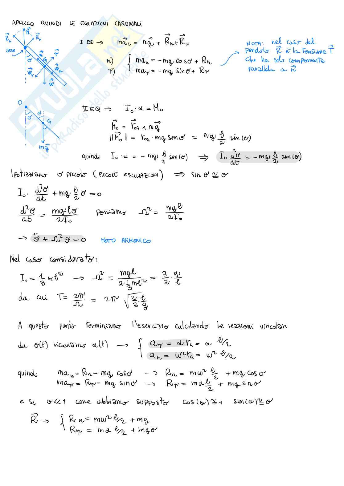 Moto Dei Corpi Rigido (Fisica I,