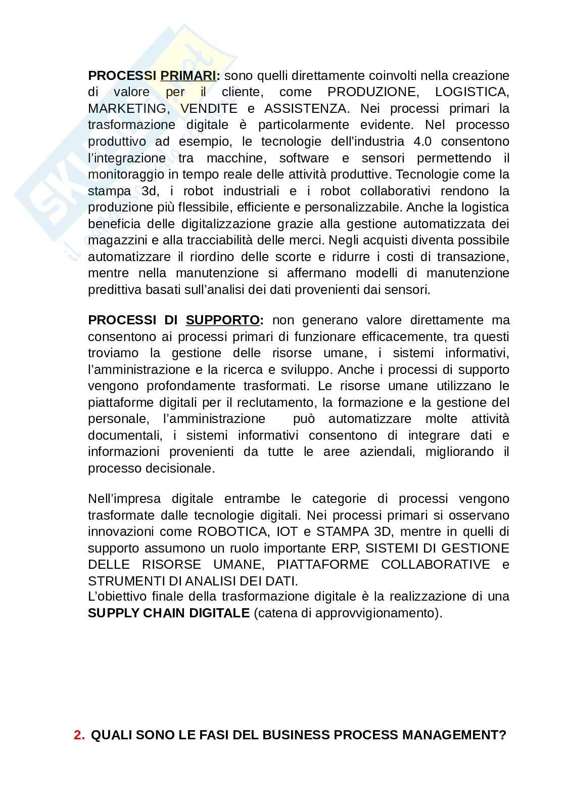 Domande di Digital Transformation Management Pag. 2