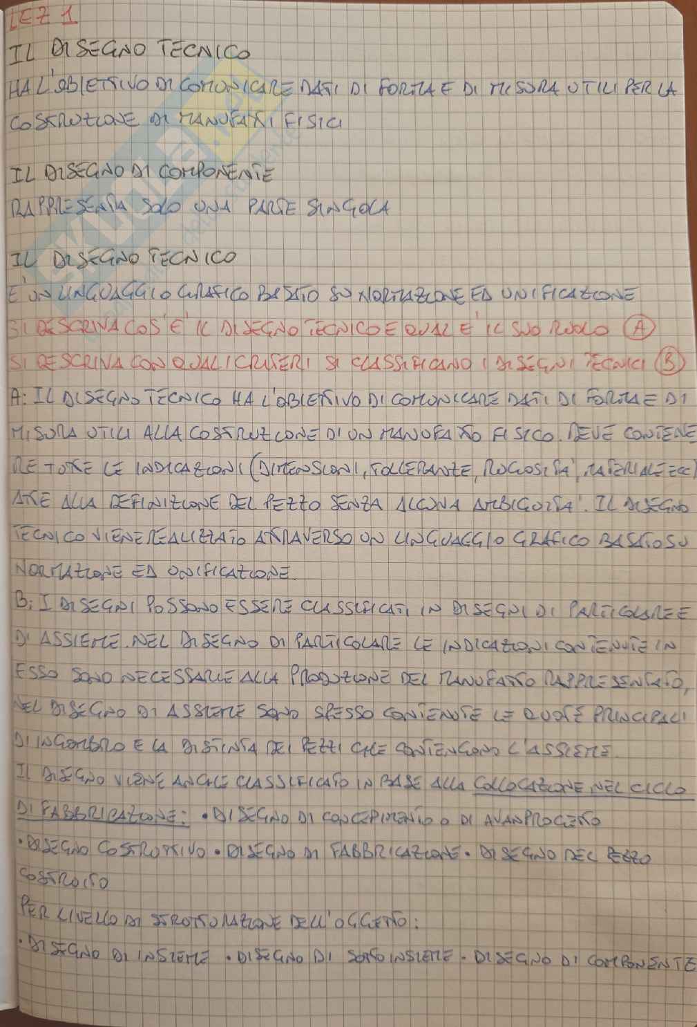 Paniere Disegno meccanico Pag. 1