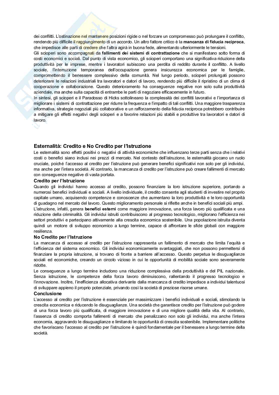 Economia del lavoro Pag. 6