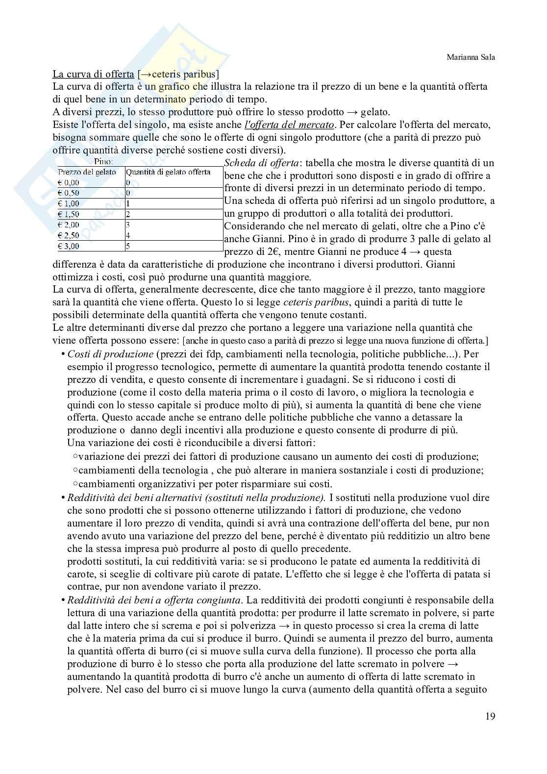 Elementi di economia Pag. 21