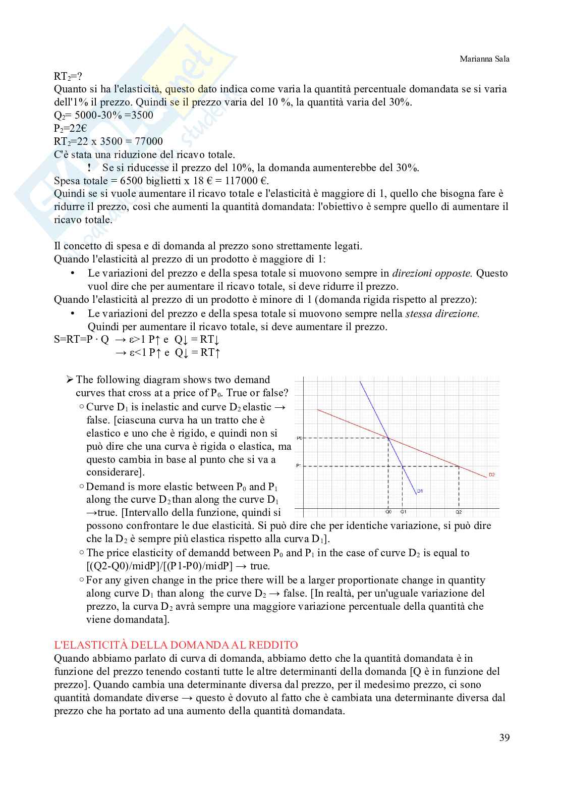 Elementi di economia Pag. 41