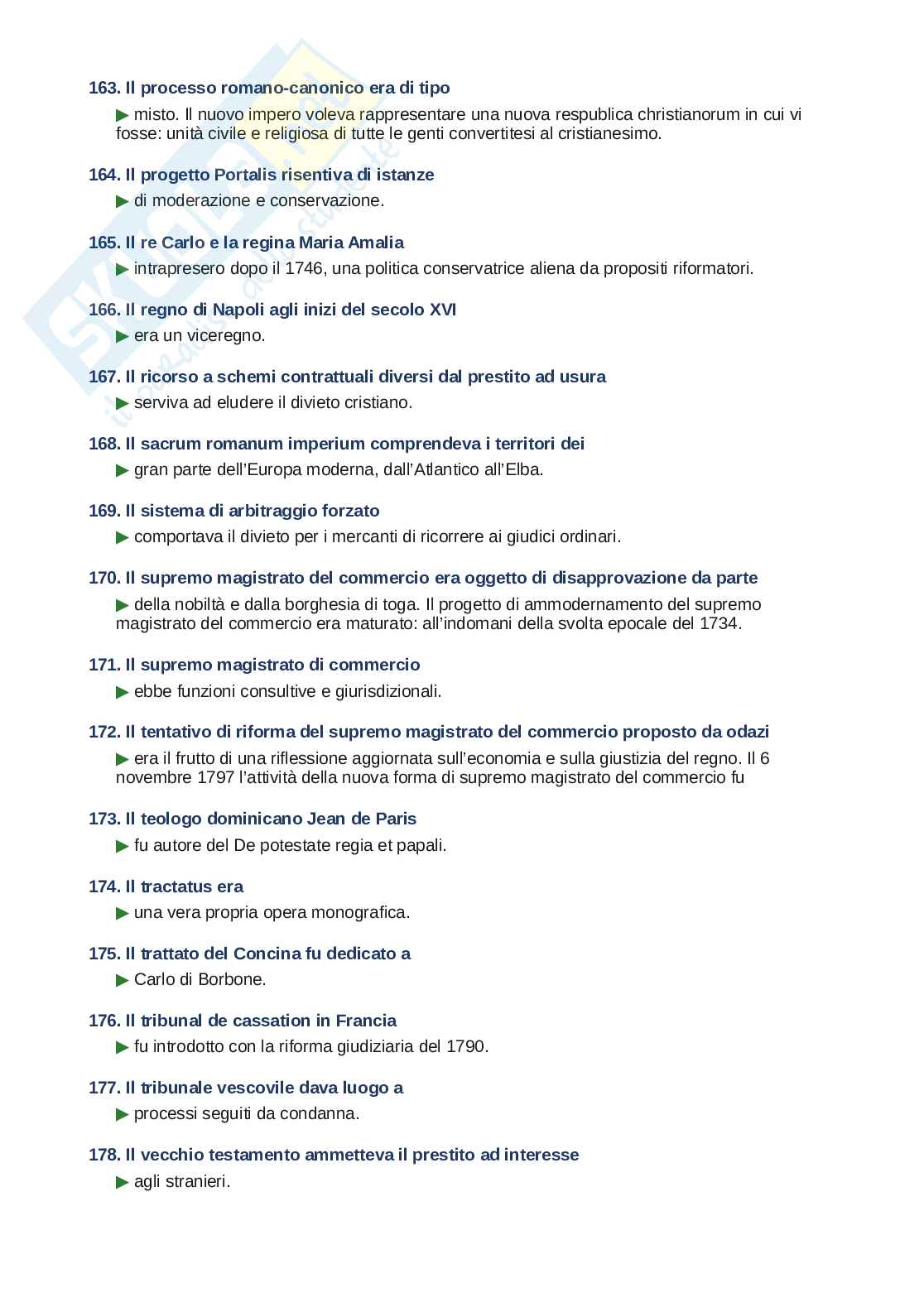 Domande e Risposte Storia moderna, ordine alfabetico 2025 Pag. 11